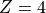 Z=4